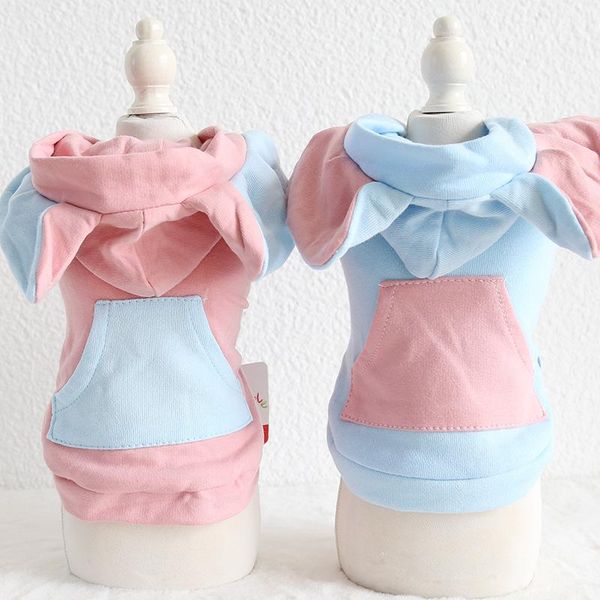 

dog apparel thick hoodies coats shirt big ear elephone cotton pet clothes winter warm clothing for dogs cat yorkie maltese