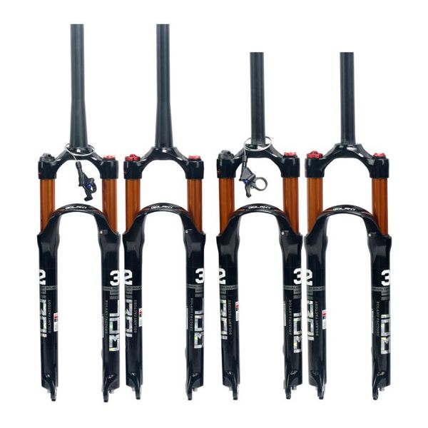 

bike forks parts mtb air supension fork 26/27.5/ 29 inch lo/rl magnesium alloy100mmtraver 32 mm 28.6mm