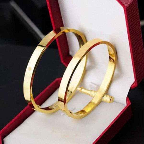 

bracelet fashion designer stone stainless steel love bracelets silver rose gold for women men bracelet couple jewelry woman bangle with bag, Black