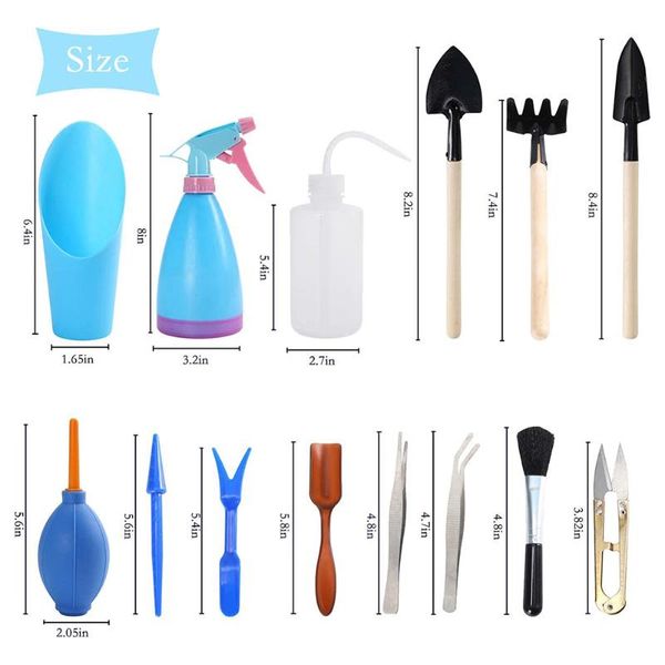 

planters & pots garden planter kit succulent planting diy tool set transplant seedling bonsai fertilizer drilling device supplies