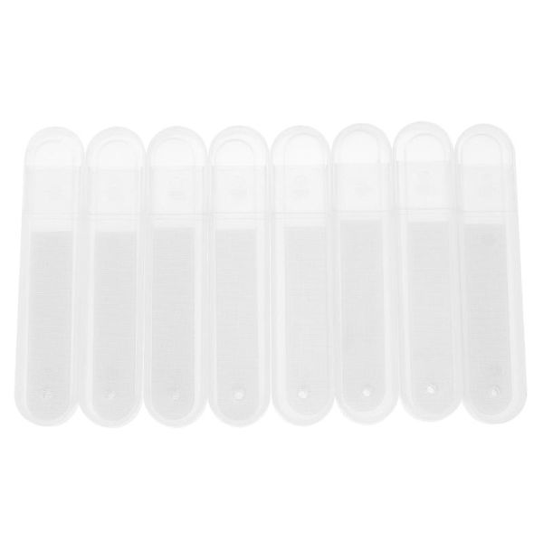 

8pcs glass nail files portable manicure tools art supplies