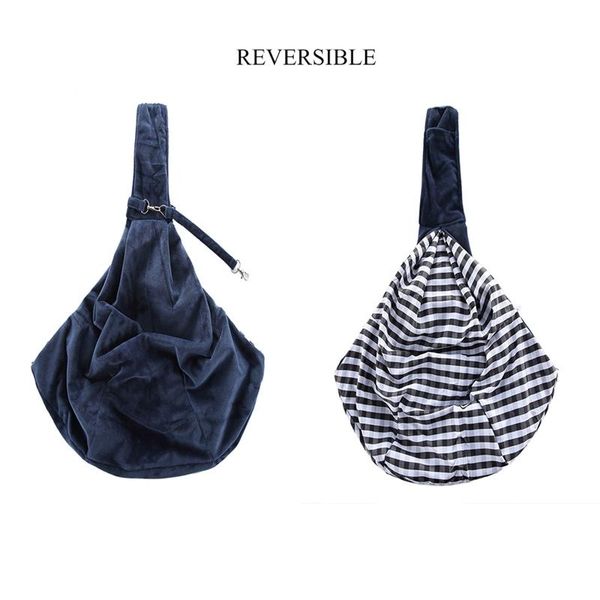 

dog car seat covers reversible pet sling carrier bag puppy small dogs cats outdoor travel tote handbag comfortable strap product