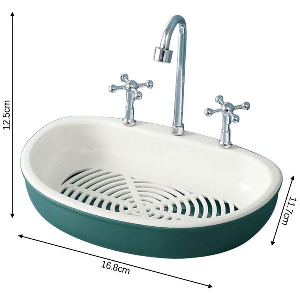 

soap dishes box water groove modelling tap drainers sink sponge drain holder creative suction cup storage drying rack