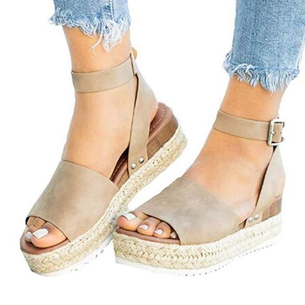 

womail casual waterproof buckles solid color slippers women's sandals shoes for women heels rubber shoe, Black