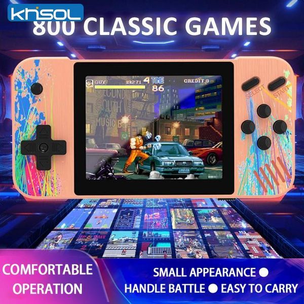 

portable game players 800 in 1 handheld video consoleretro pocket console mini player for kids gift
