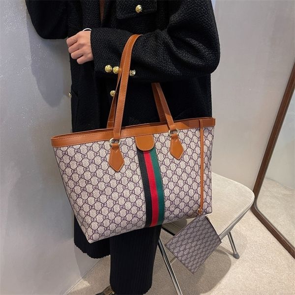 

factory store shop large capacity portable bag women's 2022 new winter mother and child letter printing armpit tote fjqd