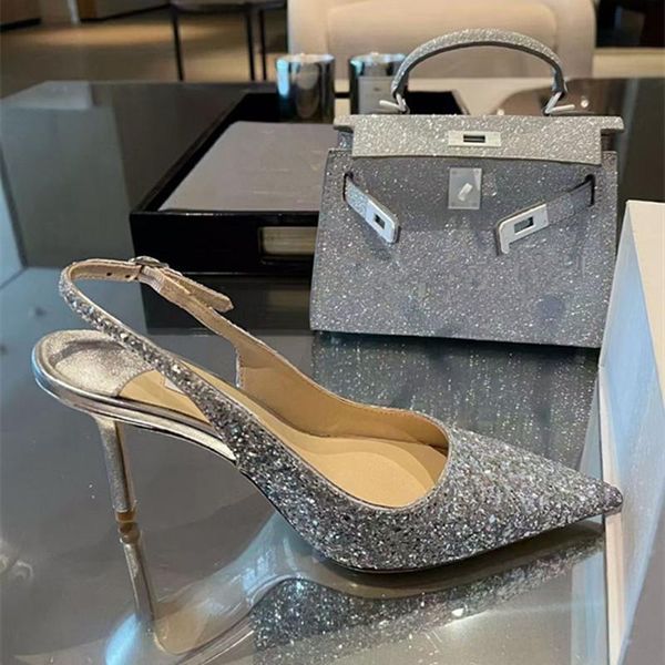 

dress shoes 2021 women's high heel square toe pearl strap sandals, Black