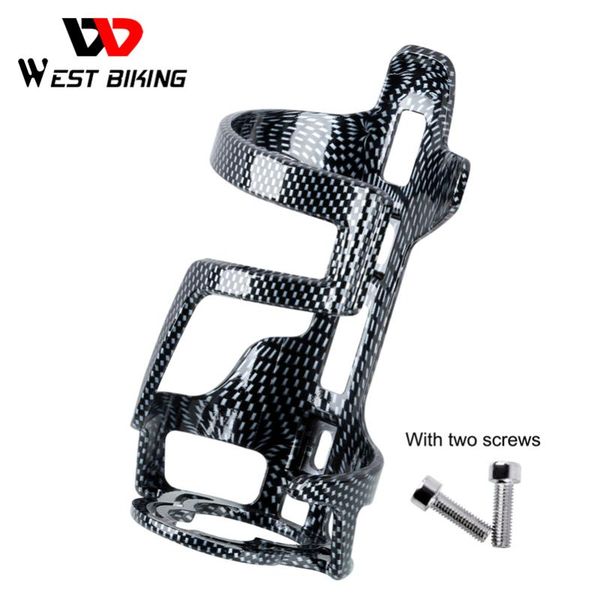 

water bottles & cages west biking bicycle bottle holder mtb mountain road bike carbon fiber cage cycling drink rack