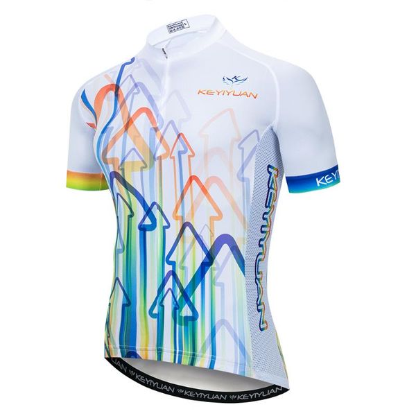 

racing jackets keyiyuan 2021 men mountain bike road bicycle shirt breathable quick-drying short sleeve cycling jersey mtb clothes, Black;red