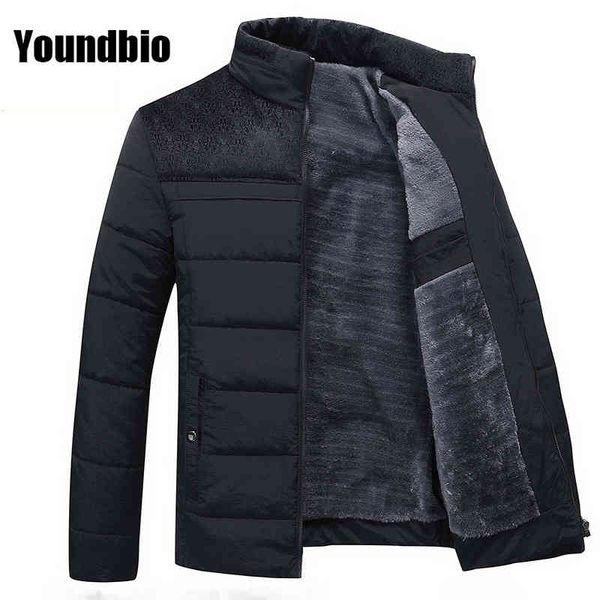 

2021 casual solid color fashion slim plus ve 's coat m-4xl warm and windproof high-quality et men, Black