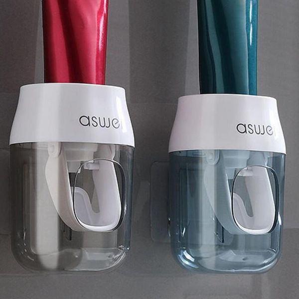 

toothpaste dispenser convenient wall mount easy to use creative automatic squeezer for bathroom toothbrush holders