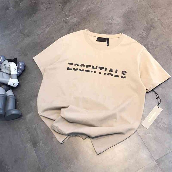 

high street fashion essentials letter thick offset chinese round neck women's t-shirt loose casual lovers short t, White;black