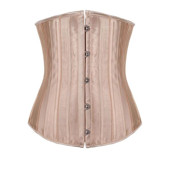 

bustiers & corsets plus size corset waist cincher steel boned underbust bustier lace up lingerie body shaper slimming belt, Black;white