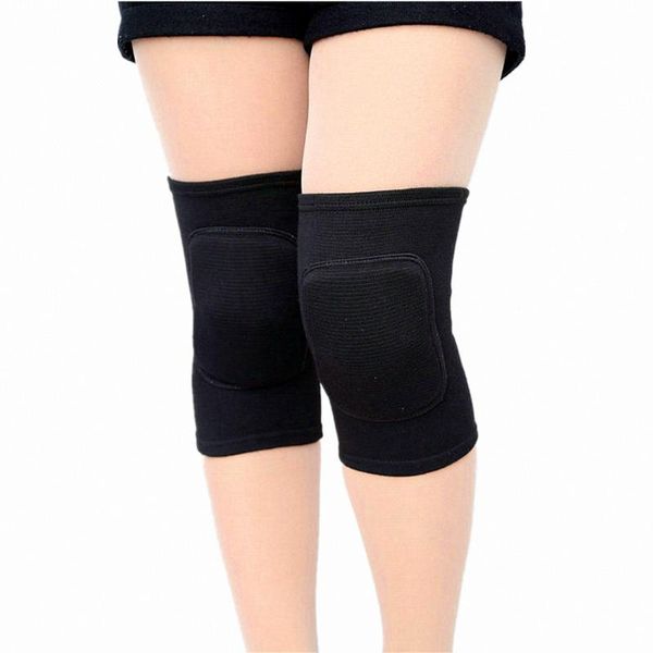 

elbow & knee pads sports kneepad dancing protector volleyball yoga crossift brace support winter crossfit workout training, Black;gray