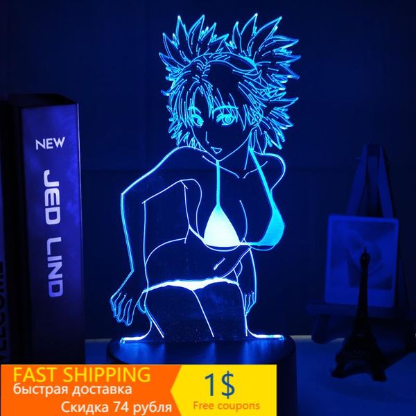 

night lights 2021 customize anime 3d light kids led for children battery power usb lamp drop