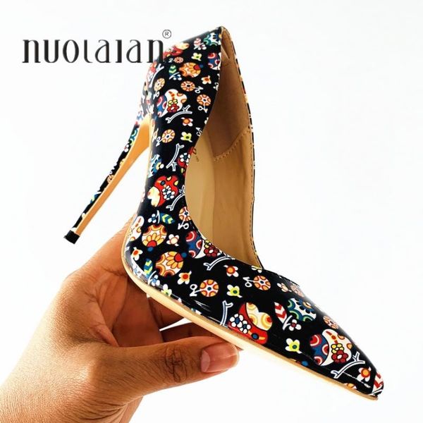 

black patent leather women pumps stiletto high heels spring wedding party woman shoes sapato feminino dress