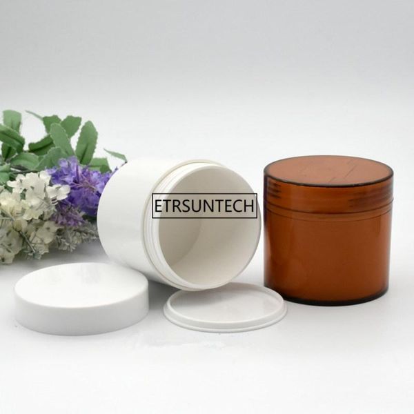 

storage bottles & jars 100pcs 100g brown white cosmetic container plastic cream jar,empty reuse with lids f3421