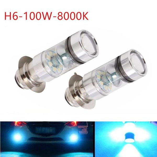 

2x led headlight bulb 100w 8000k ice blue for banshee 350 big bear rhino 80*18mm car fog lamp headlights
