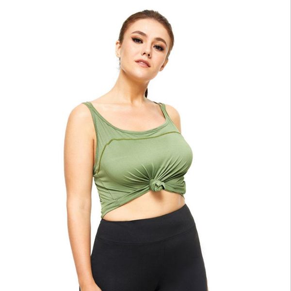 

running jerseys 2021 open-back workout yoga vest women quick dry breathable fitness loose sport tanks female plus size gym sling 4xl, Black;blue