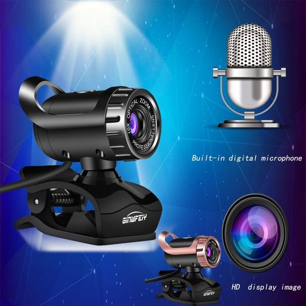 

webcams 480p usb hd camera webcam pc web cam with microphone for desklapcomputer zoom home office