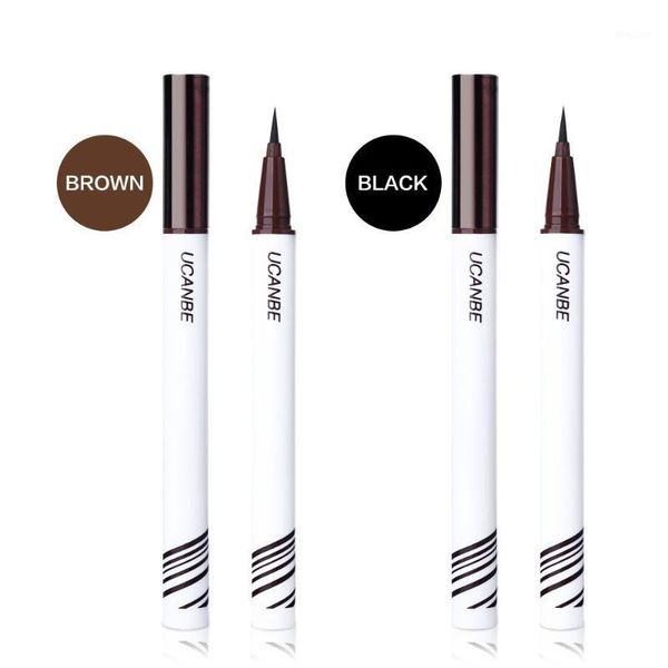 

black brown liquid eyeliner pencil waterproof long lasting eye liner makeup pen ultra-fine tip non-fading cosmetics1