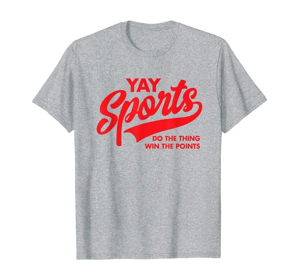 

Yay Sports Do the Thing Win the Points Shirt Swash (Red), Mainly pictures