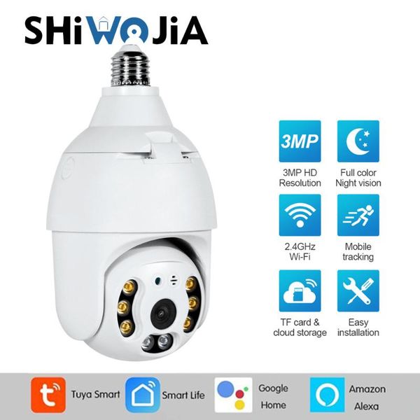 

ip camera wifi 4x zoom video surveillance mini dome wireless lamp smart life alex google home security cctv cam cameras
