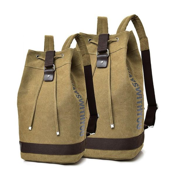 

duffel bags z.l.d. fashion rucksack men's backpack round shape travel bag computer leisure