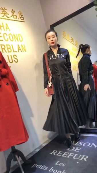 

fashion dress fs junying shop, women's wear street, red net, tiktok star, same ., Black;pink