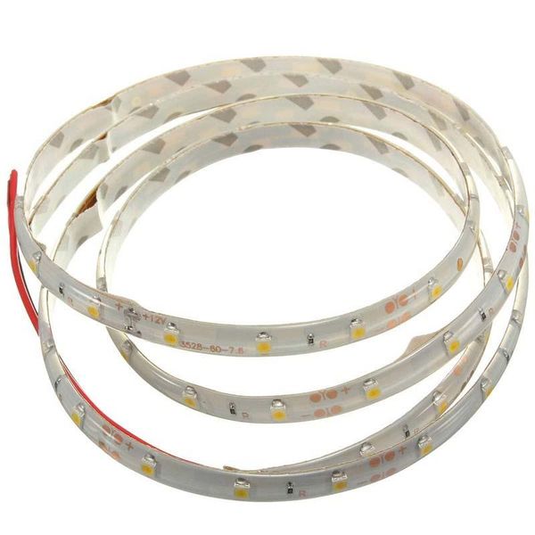 

bulbs 1m 60-3528 smd waterproof led light strip dc12v (warm white)