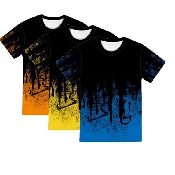 

style splash ink printing fashion casual short sleeve s-5xl oversized t shirt for men harajuku men's t-shirts, White;black