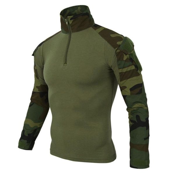 

men's hoodies & sweatshirts men tactics camouflage outdoor tactical sports long-sleeve sweater beefy muscle basic solid pocket blouse t, Black