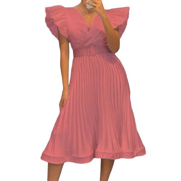 

ethnic clothing casual women's dress african elegant dresses for women 2021 dashiki short sleeve midi plus size africa party, Red