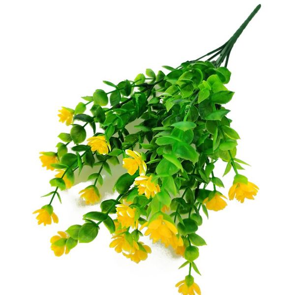 

artificial eucalyptus leaves branches simulation plant large bouquet reusable plastic home decoration greenery g10 decorative flowers & wrea