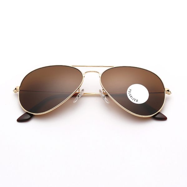Pilot Fashion Sonnenbrille Damen Herren Sonnenbrille Polarisierte UV-Schutz Sonnenbrille Mann Frau Brille mit hochwertigem Lederetui Paket