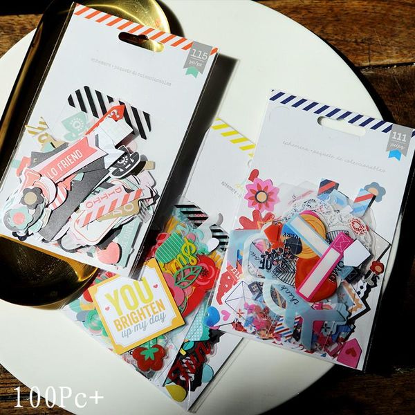 

colorful die cuts for diy scrapbooking/po /planner decoration crafts gift wrap