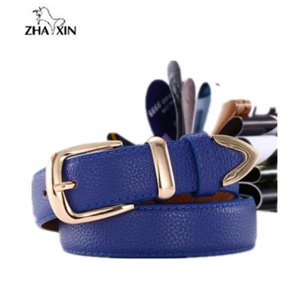 

belts fashion women's strap genuine leather casual all-match women brief belt students pure color, Black;brown