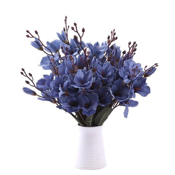 

bouquet 15 heads artificial peony silk flower flowers autumn taran fake leaf wedding home party xmas decoration decorative & wreaths