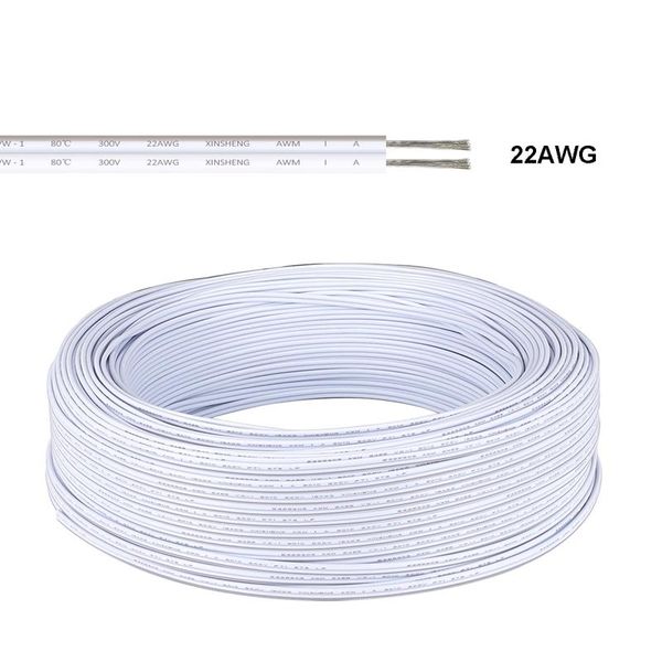 

other lighting accessories 5/10/20/30/50/100m sm jst connector cable 2pin electrical wire led for 2835 strip modules controller