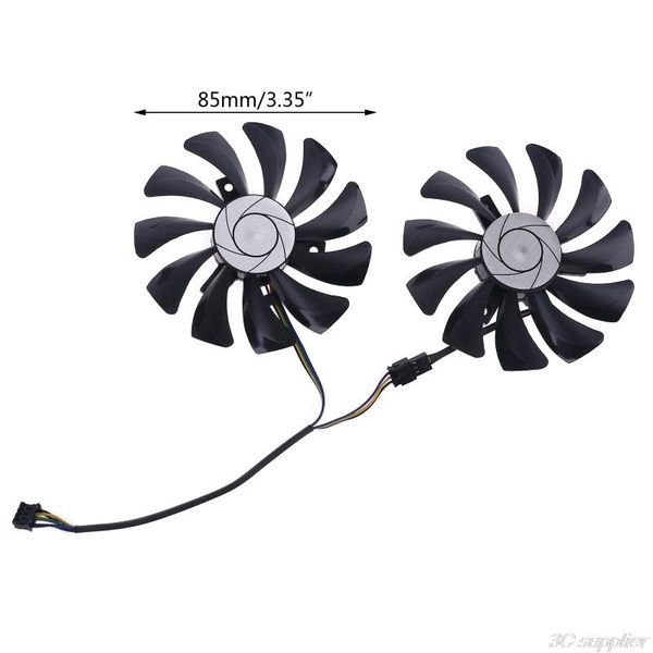 

fans & coolings 1 pair 85mm ha9010h12f-z 4pin cooler fan replacement for msi gtx 1060 oc 6g 960 p106-100 p106 gtx1060 gtx960 f23 21