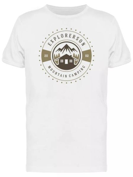 

explorerson 2002 men's tee -image by shutterstock, White;black