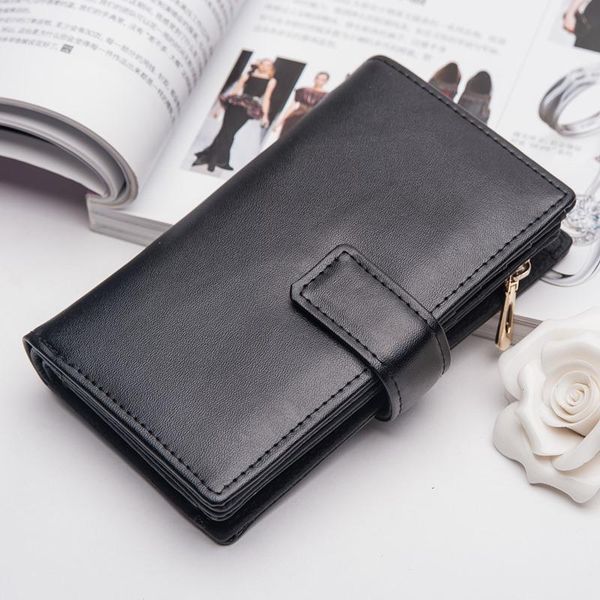 

wallets jiulin men long style card holder male purse zipper large capacity brand pu leather wallet for, Red;black