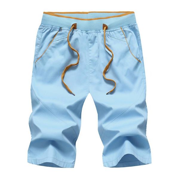 

women's pants & capris summer fashion leisure sports five-cent trousers cotton belted beach short casual elastic z0314, Black;white