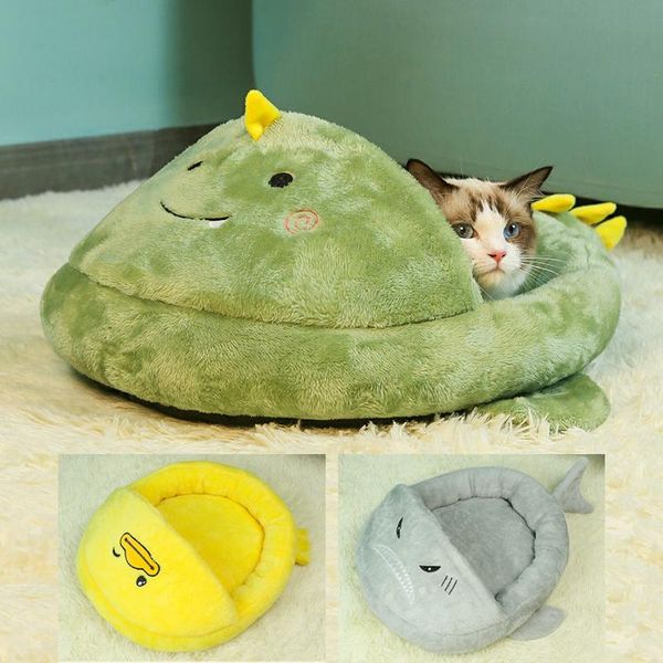 

cat beds & furniture pet house, cave bed for small medium dog cat, ultra soft polar fleece bed, non-slip bottom -20x 18 inches washable