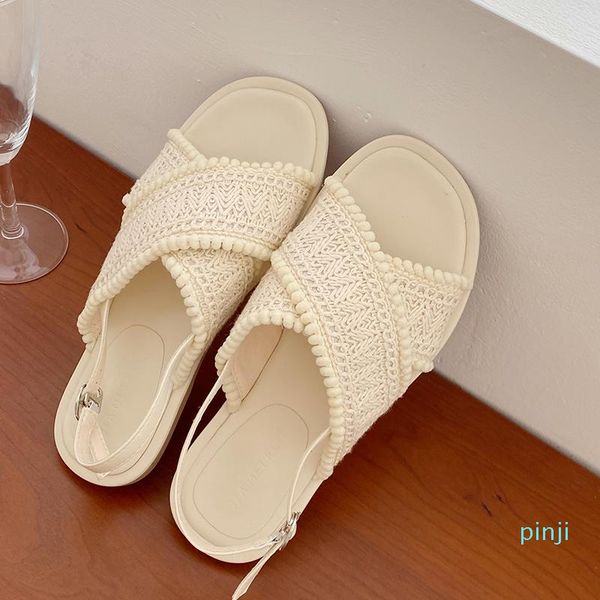 

sandals women 2021 summer rome slippers shoes flat with casual female slides woman for ladies, Black