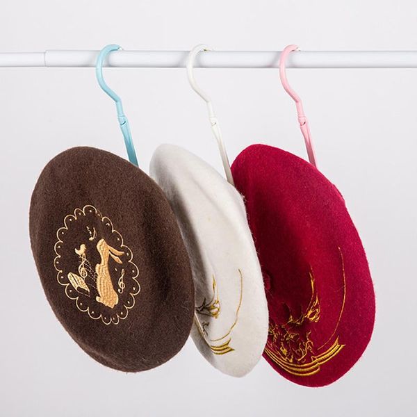 

hooks & rails folding hat storage rack scarf towel holder hanging bracket with flexible hook hanger space saving wholesale