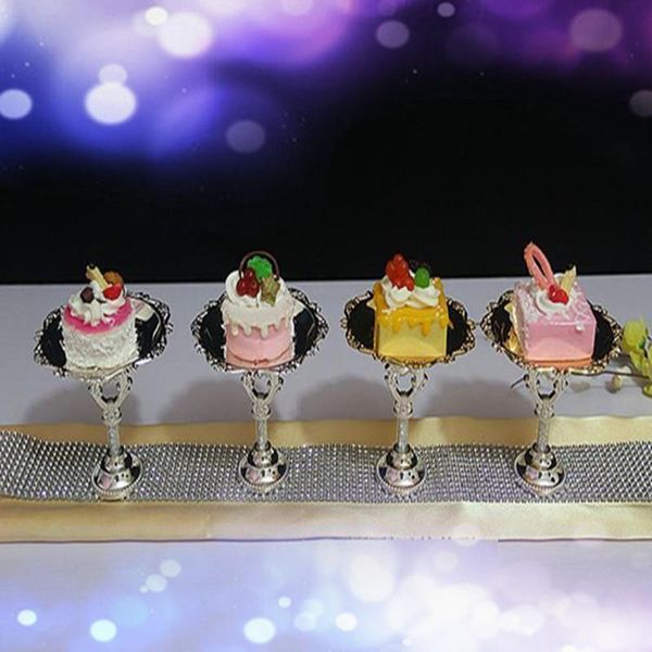 

other bakeware 2 pcs/lot mini cupcake stand metal gold tray dessert display wedding birthday party decor baking tools