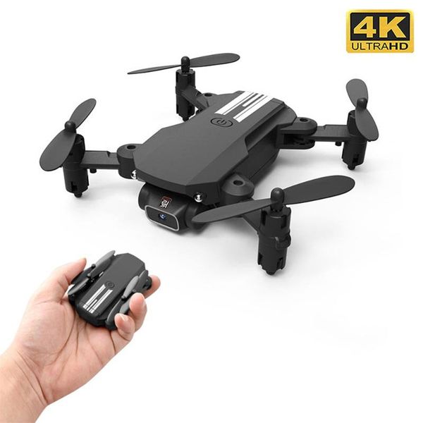

mini collapsible rc helicopters hd 4k 1080p camera drone wifi fpv constant height one key return quadcopter toys gift drones