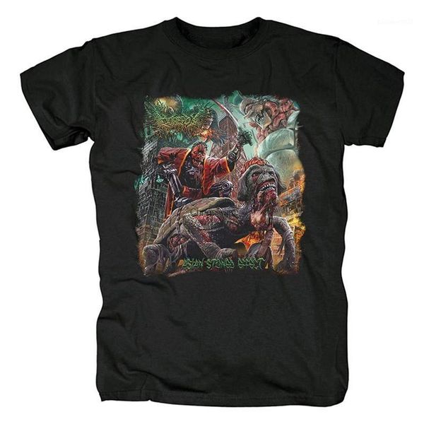 

men's t-shirts tshirt short sleeve shirt gorepot rock tee women hiphop shirts, White;black