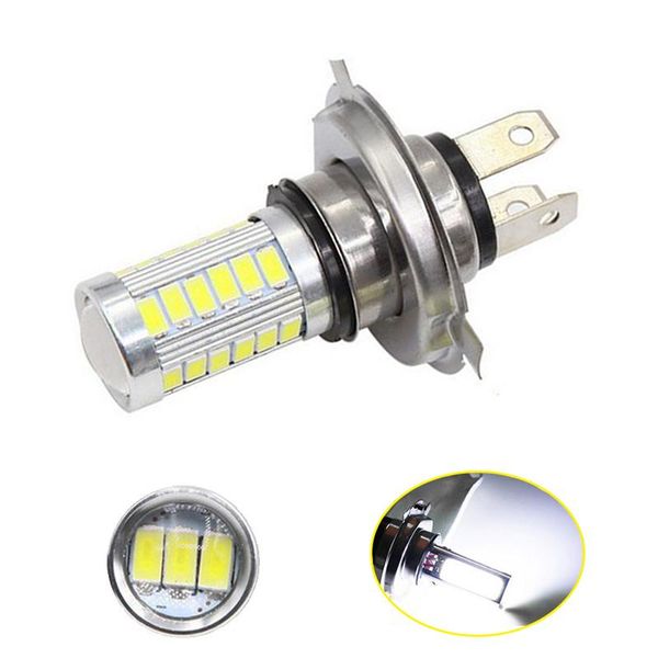 

car led lamp h4 h7 5630 33smd 12v white fog light super bright auto front high power driving bulbs headlights